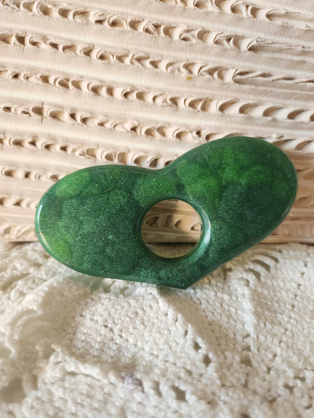 Bague de lecture résine verte