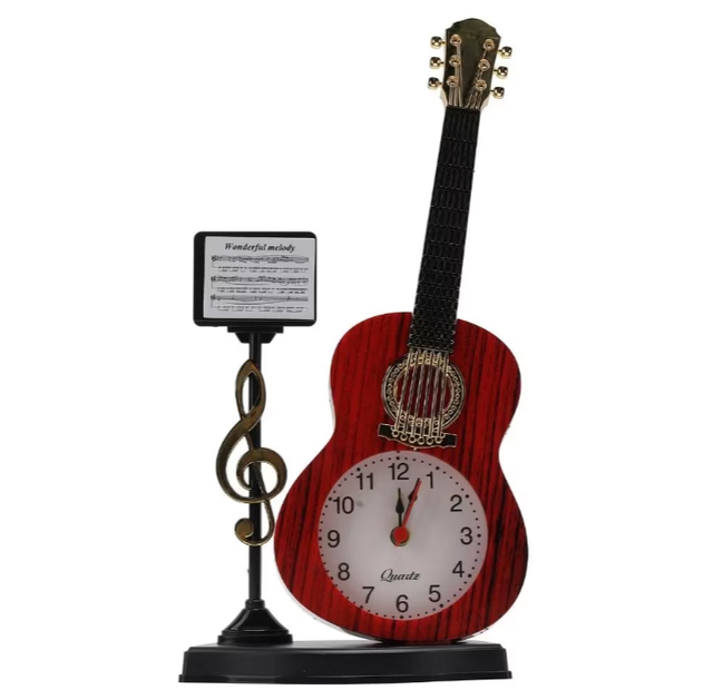 Prachtige retro klokjes in staande viool stijl (12cm)