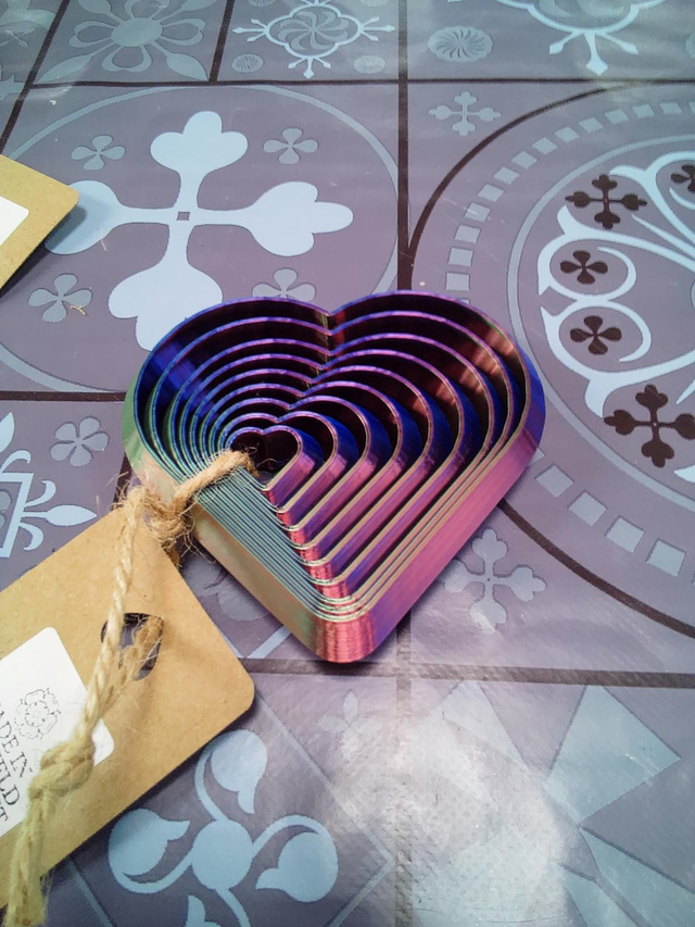 Special PLA Concentric Heart Fidget Toy A Secret Workshop 