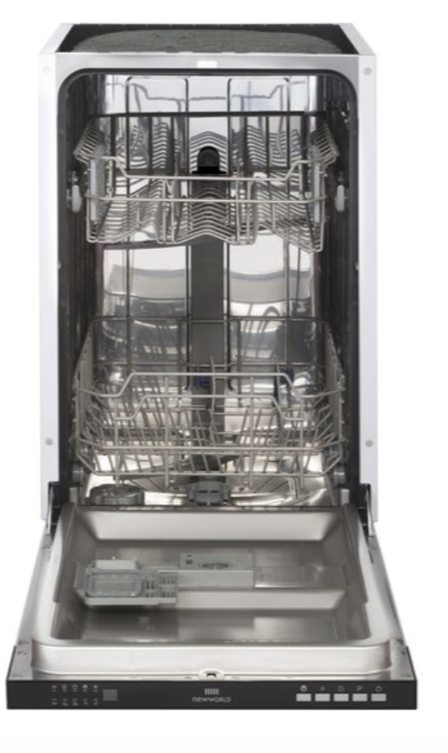 NEW WORLD NW INDW45 Slimline Integrated Dishwasher