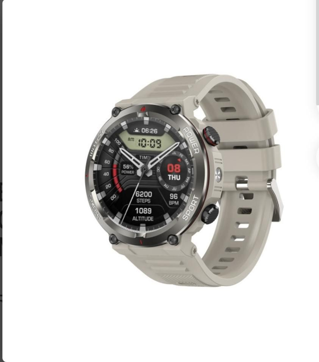 Blackview W50 Pro (Montre Connectée Durcie - 1.45'' - Microphone intégré) Gris

