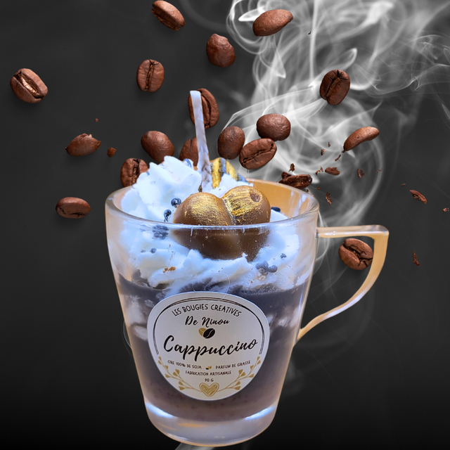 Bougie Gourmande Cappuccino ( Tasse)