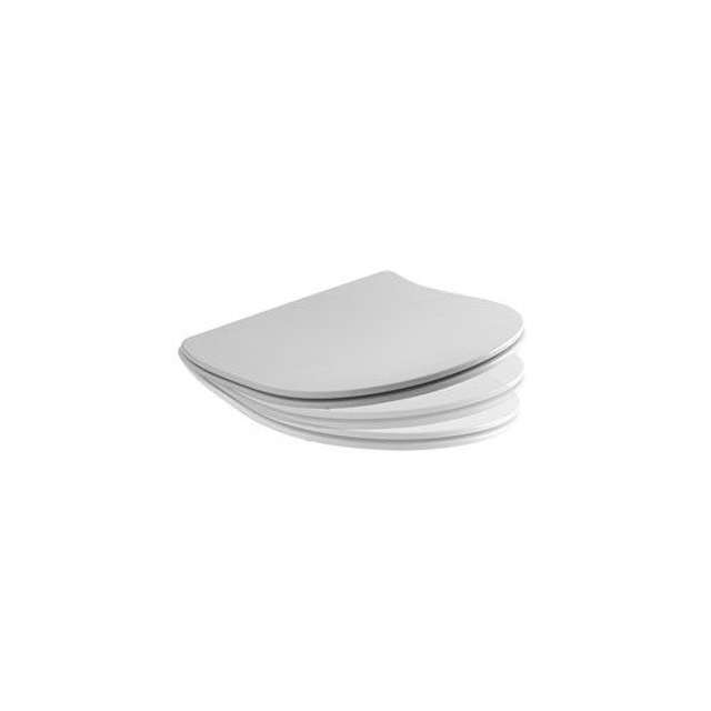 Flo Coprivaso slim in resina e cerniere soft close
