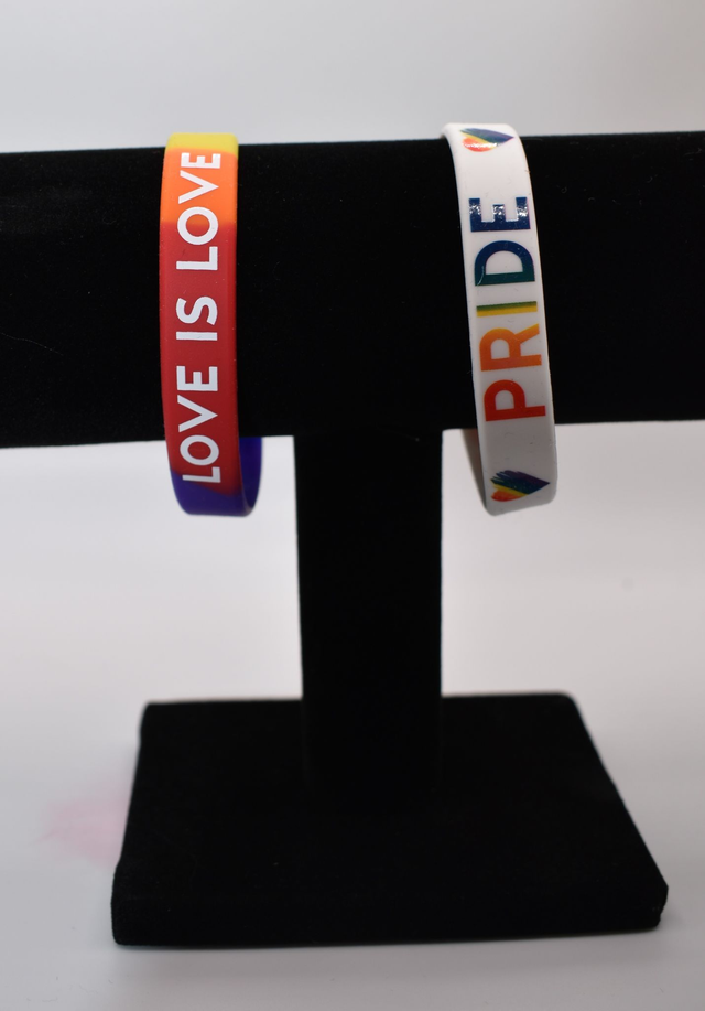 2pk Silicone Pride Wristbands