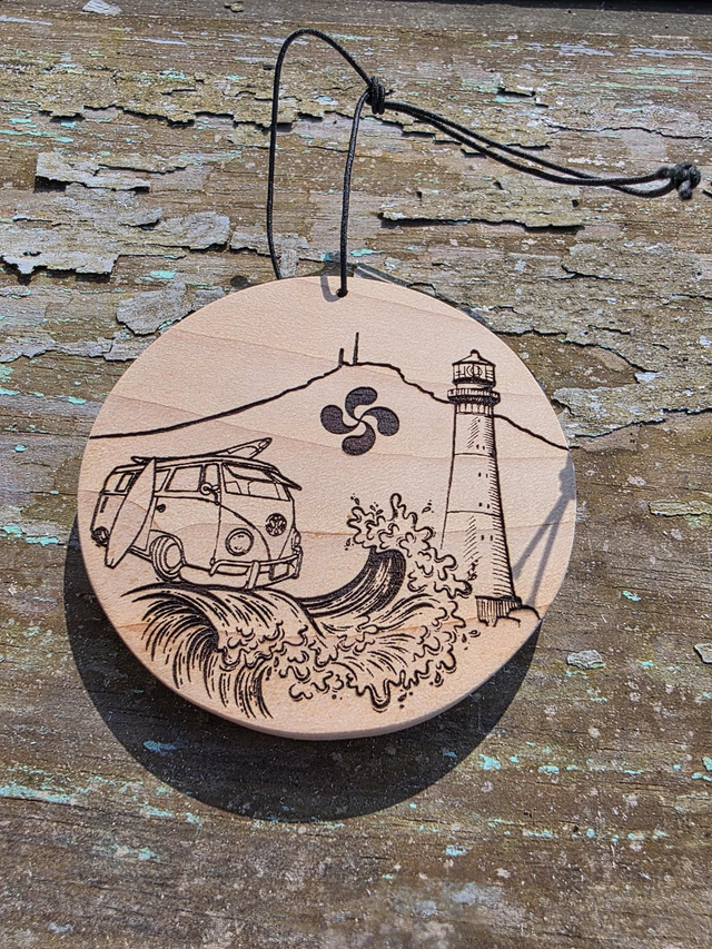 Pendentif voiture chistera & combi