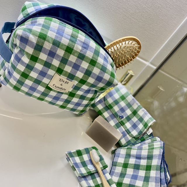 Trousse de toilette coton