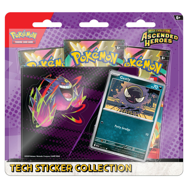 Pokémon TCG: ME2.5 Ascended Heroes - Tech Sticker Collection - Gengar (julkaisu 30.1.2026)