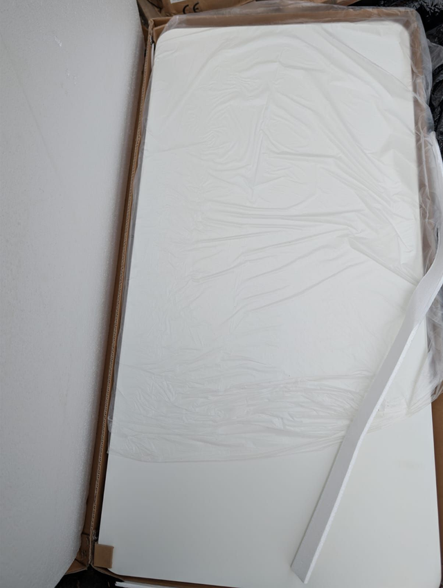 Schreibtischplatte 120x60 cm Weiß AGORA