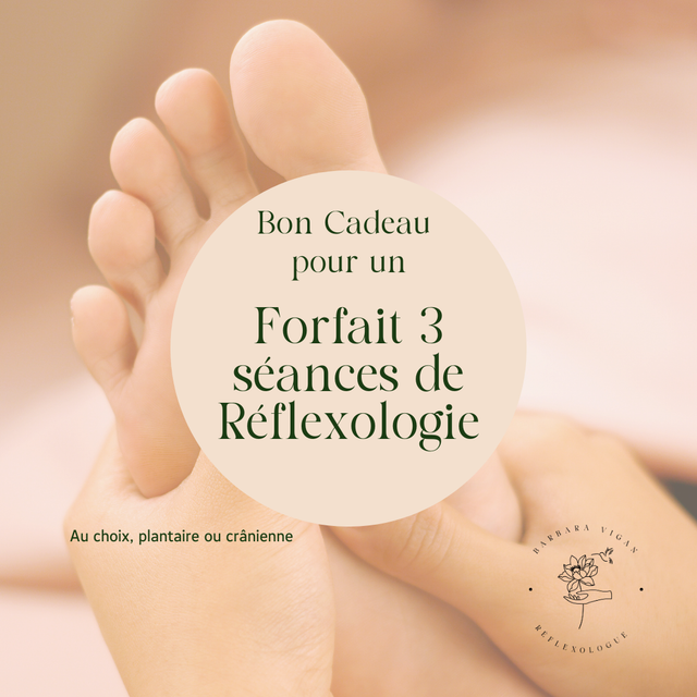 Forfait 3 séances de réflexologie