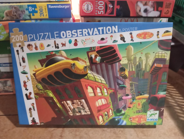 Puzzle observation Djeco 200 pièces futur