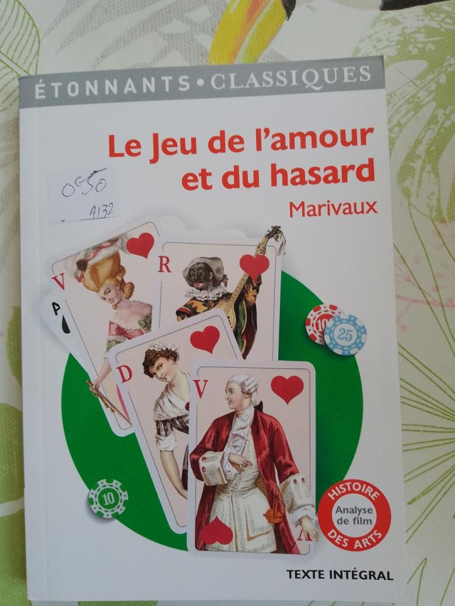 Le jeu de l'amour et du hasard, Marivaux