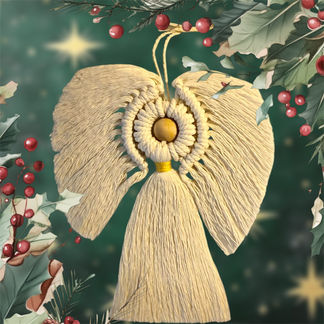 ANGE en macramé - douceur et élégance artisanale