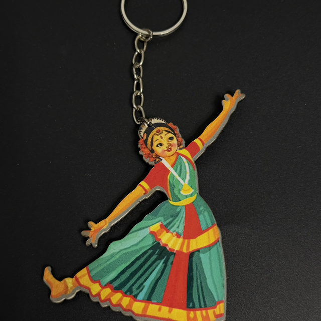 Bharatanatyam Doll Keychain – Perfect for Arangetram &amp; Student Gifts