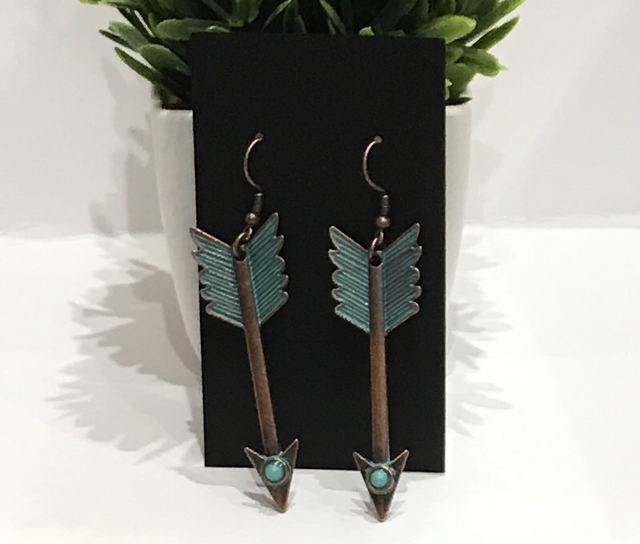 Blue Dangling Earrings - BLDE72