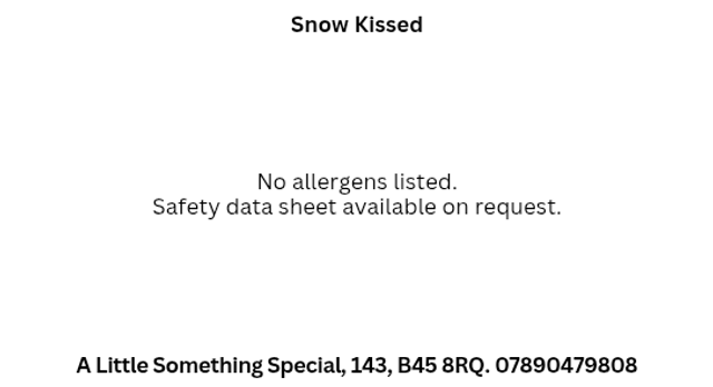 SNOW KISSED | WAXY TOTS