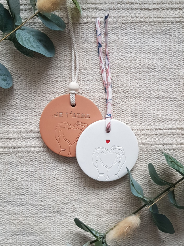 COEUR AVEC LES DOIGTS 3 - personnalisable