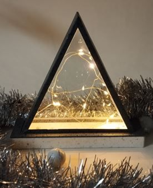 TUTO 60- SAPIN DE VERRE LUMINEUX