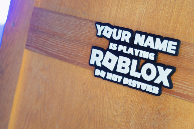 Roblox Do not Disturb Bedroom Door sign