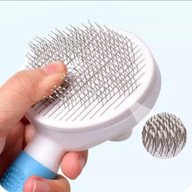 2 PCSPente Plastico Escova Ferro Para Pentear Cachorros e Gatos Pet Tirar Os Pelos