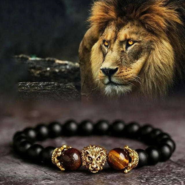 Bracelet protection oeil du tigre ou agate bleu