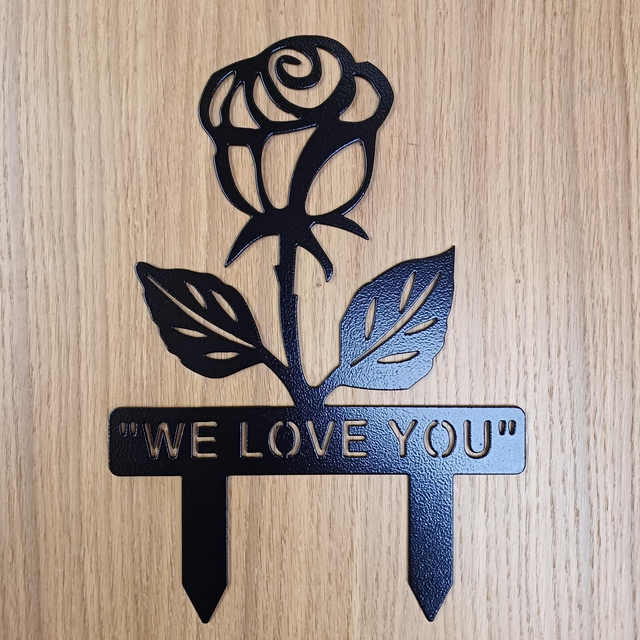 We Love You Garden Spike