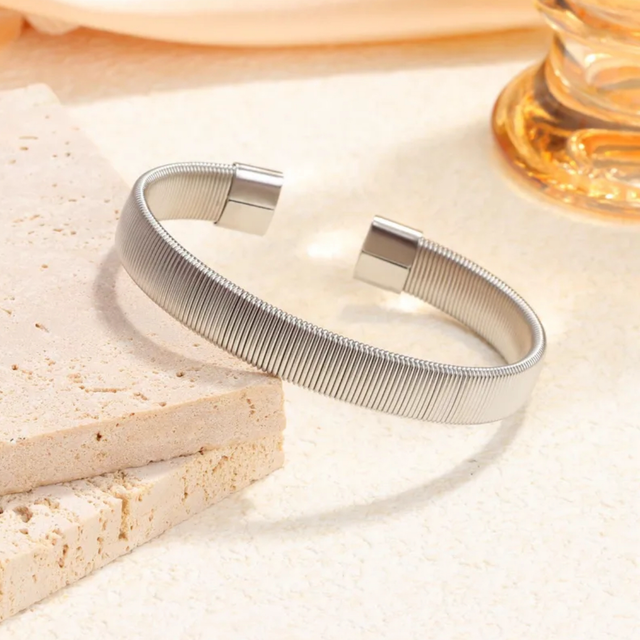 Stainless Steel Simple Style Cuff
