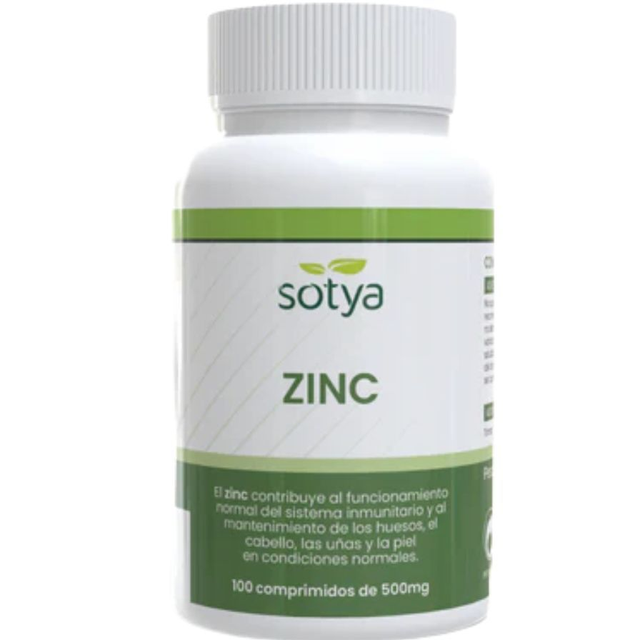 Zinc 500Mg 100comp Sotya