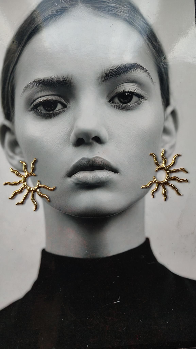 Orecchini raggi solari 