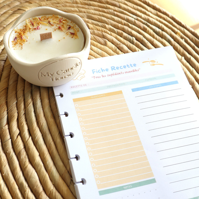 Recharge 50 Fiches Recettes + Recharge bougie (en option)