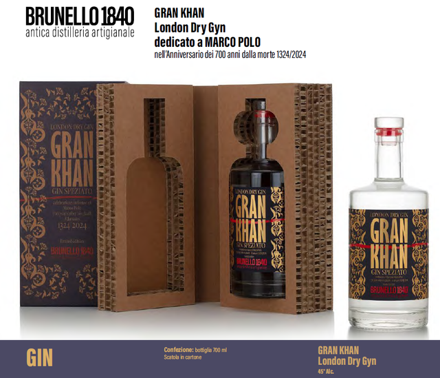 GRAN KHAN London Dry GIN - Marco Polo