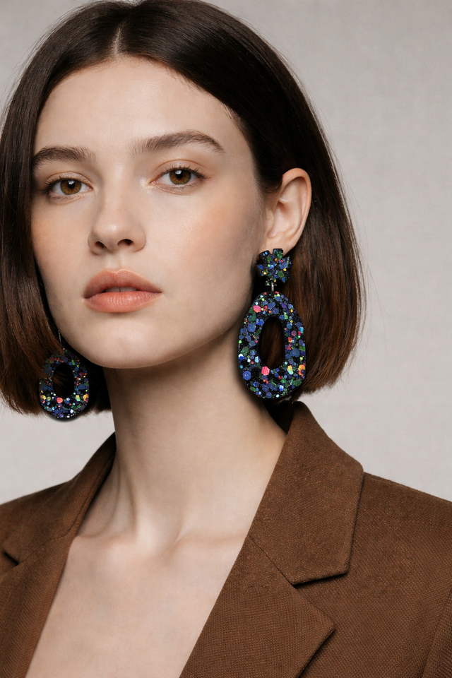 Boucles Ellipse - Collection Iris électrique 