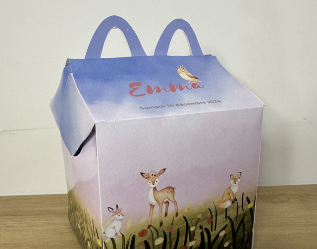 Boite façon Happy Meal 