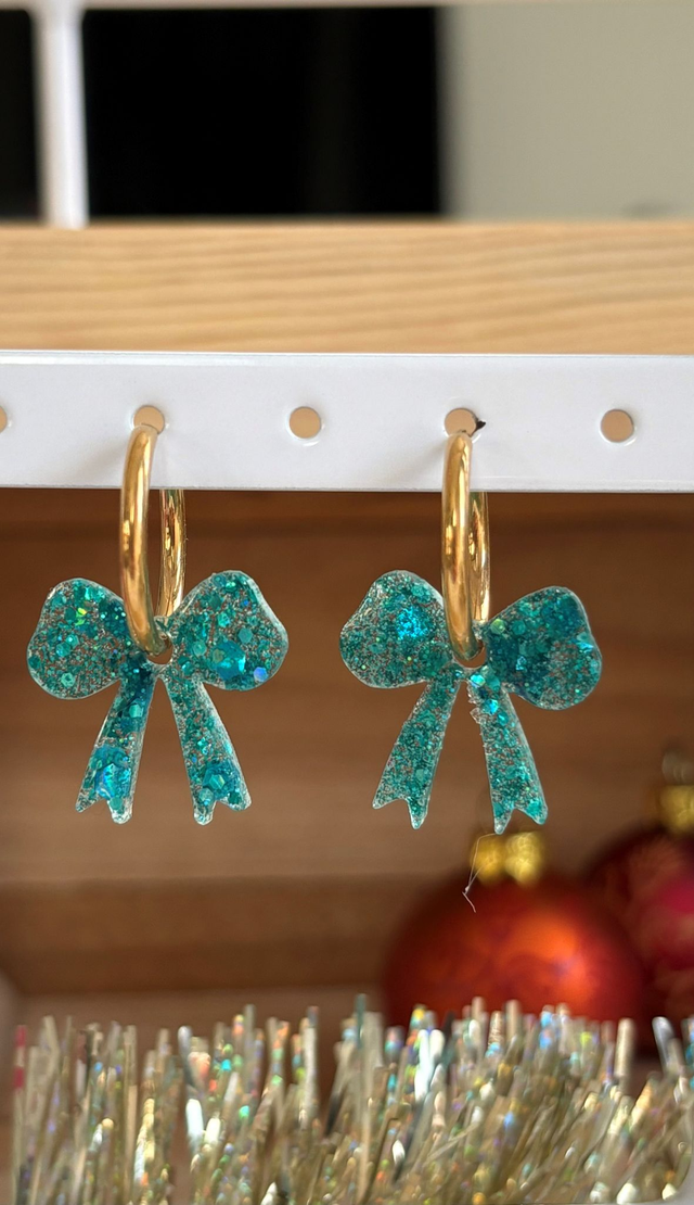 Pampilles ADELE - Bleu pailletées 