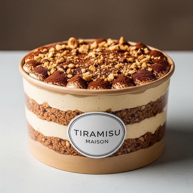 Tiramisu praliné artisanal 3/4 personnes 