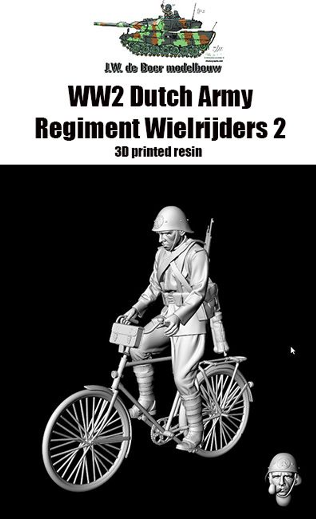 WW2 Dutch Army Regiment Wielrijders 2 (Available in 1/35, 1/48, 1/72 and 1/87)