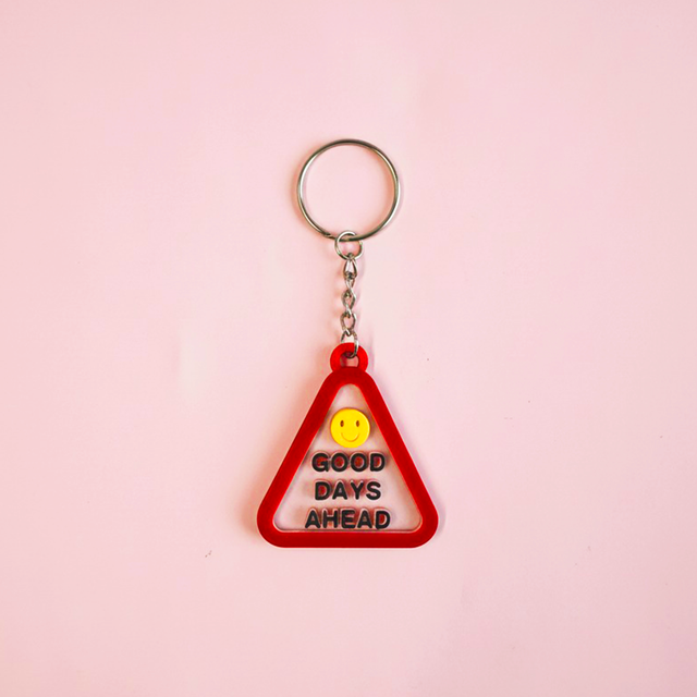 Good Days Ahead Positive Quote Keyring -TheGOOD