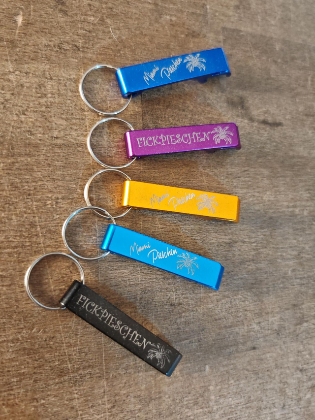 Flaschenöffner (Aluminium, eloxiert)