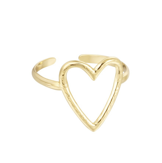 Sharp heart ring 