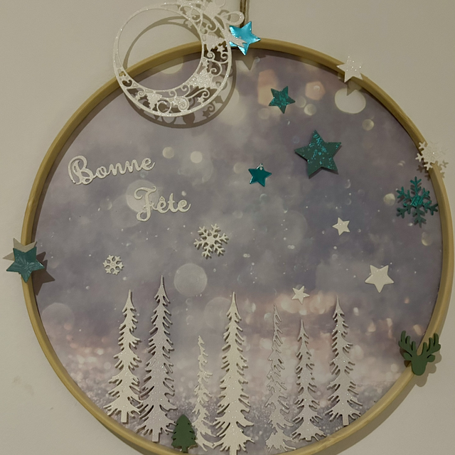 Applique ronde Fond Décoratif 