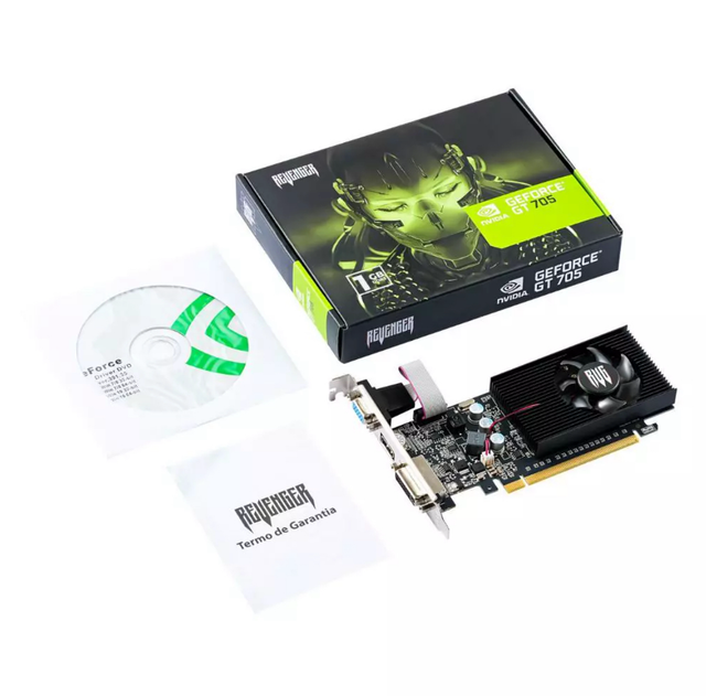 Placa De Vídeo Nvidia Revenger Gt 705 Revenger 1gb Ddr3 Hdmi