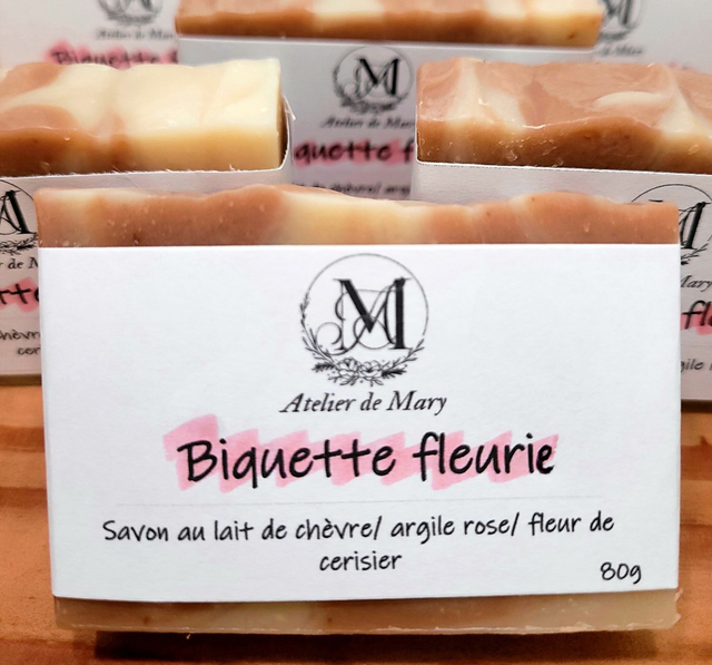 Biquette fleurie  - 80g