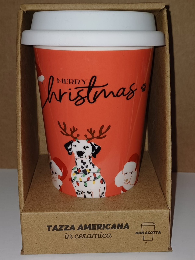 Tazza mug americana in cermanica fenicottero