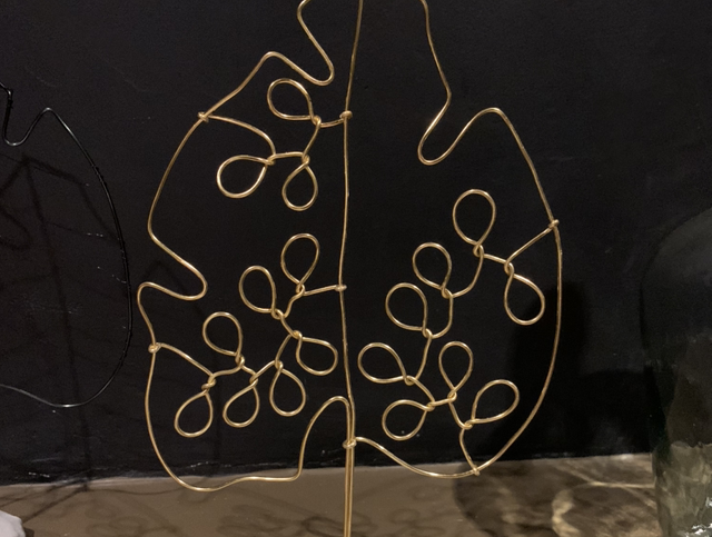 Deco feuille tressée