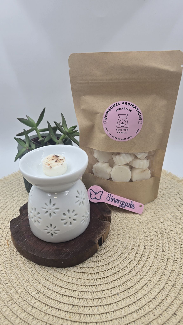 Bombones aromáticos - Coco con canela