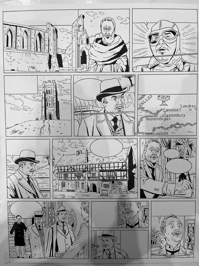 Planche originale de BD : Sir Henry