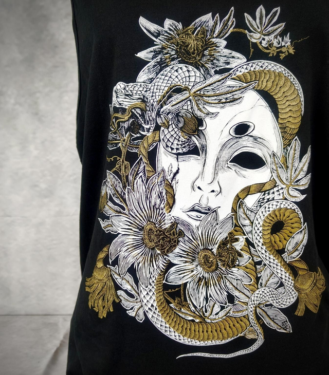 T-shirt Tank "Snake & Mask"