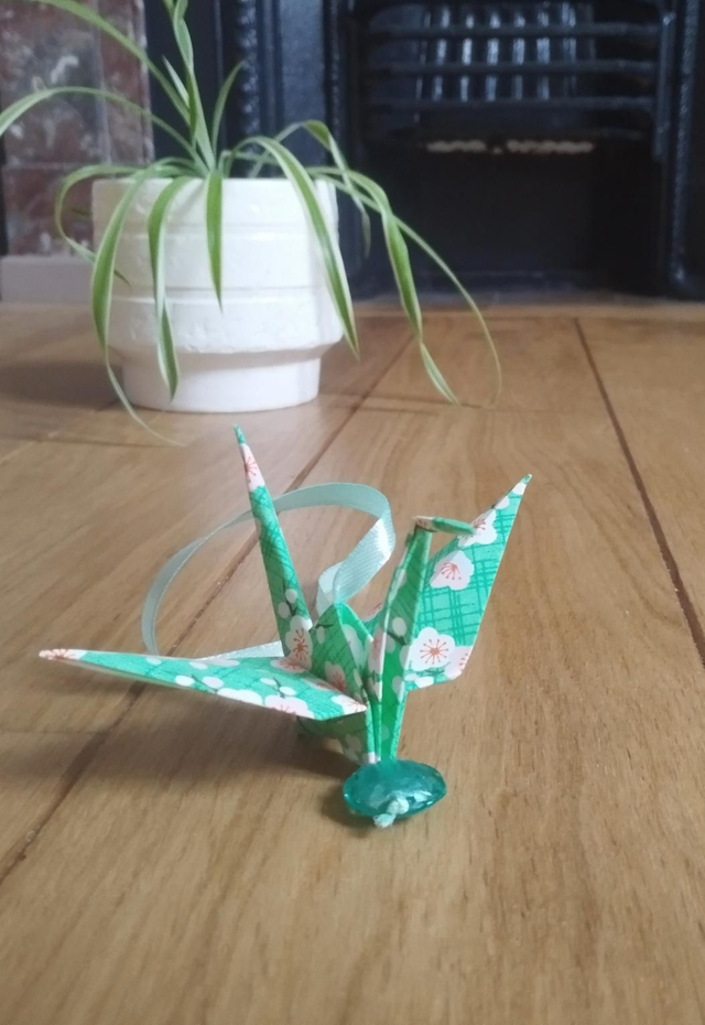 Suspension Origami - Grue de la Paix