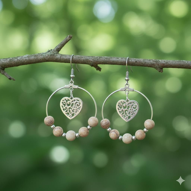 Créoles Jaspe paysage - Ancrage,Stabilité, Apaisant