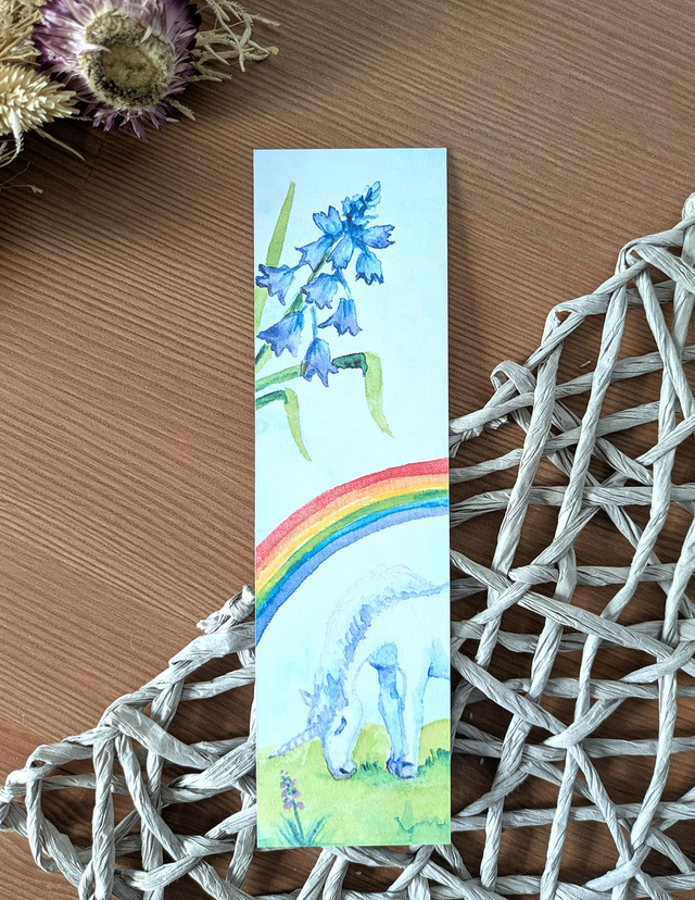Marque-page – Licorne Arc-en-Ciel