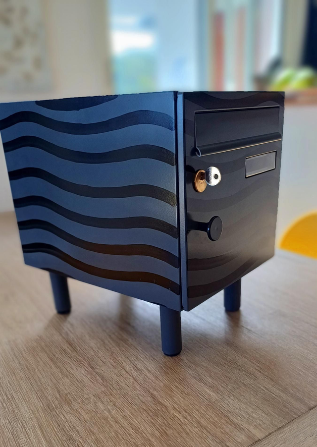 Table de chevet acier 